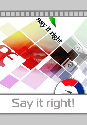 Постер к сезону Say it Right! 2008