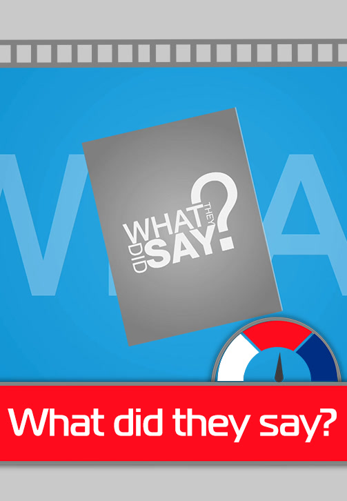 Постер к сезону What Did They Say? 2017