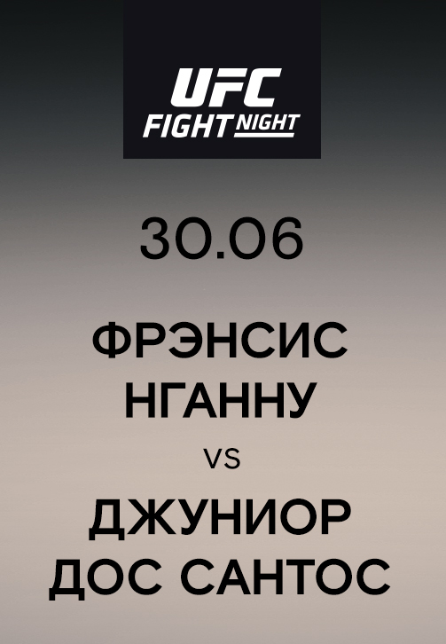 Постер к эпизоду Фрэнсис Нганну vs Джуниор Дос Сантос 2019